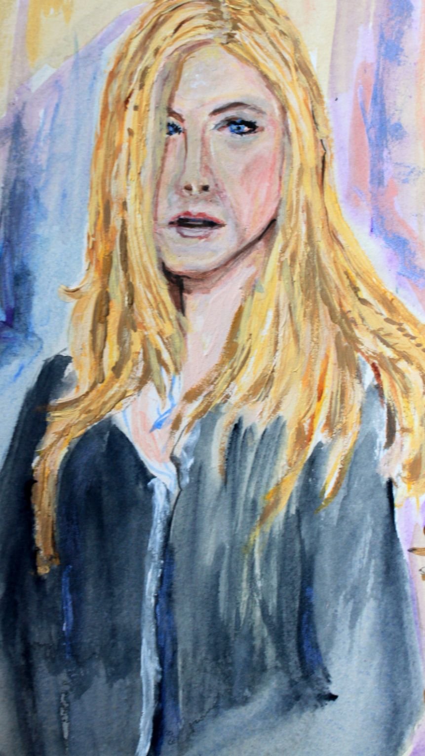 Jennifer Aniston Watercolour 11x15 $495