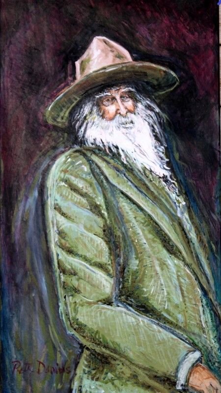 Walt Whitman Acrylic on Canvas 36x24